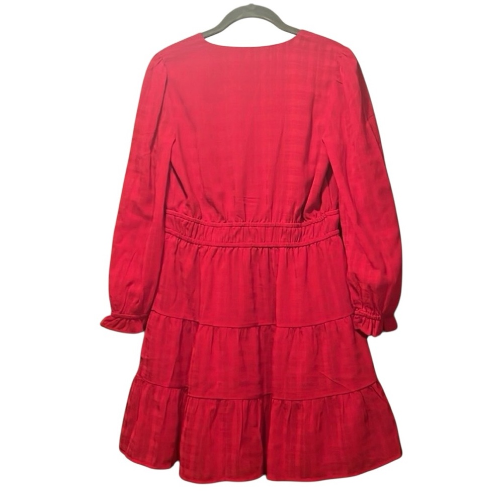 NWT Ann Taylor Red tiered dress Size 6 Petite #10193 - Picture 5 of 8